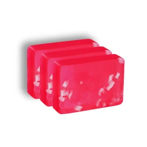 Natural Strawberry Glycerine Soap (Pack of 3)